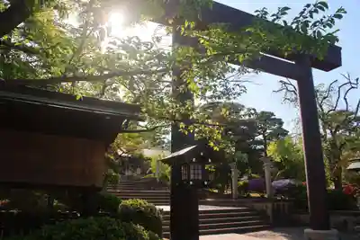 開成山大神宮の鳥居