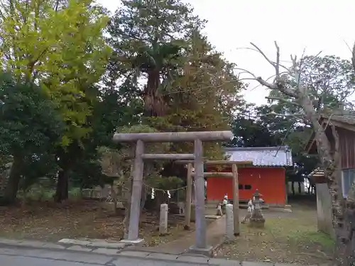 仲瀨杓子稲荷神社の鳥居