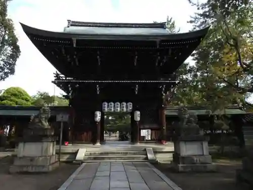 御霊神社（上御霊神社）の山門・神門