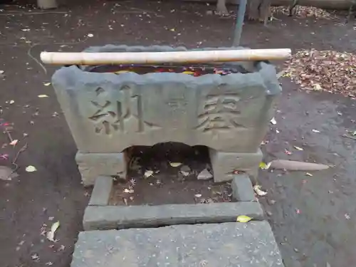 稲荷神社の手水舎