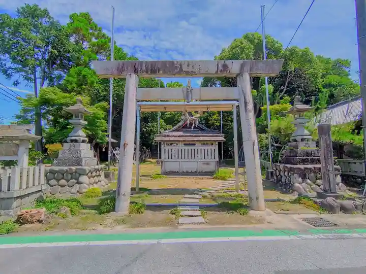 愛宕社(光明寺山屋敷)の鳥居