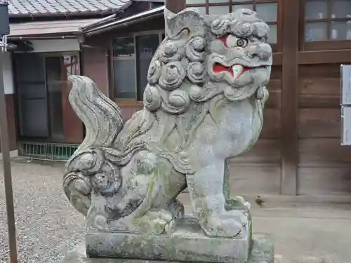 物部神社の狛犬