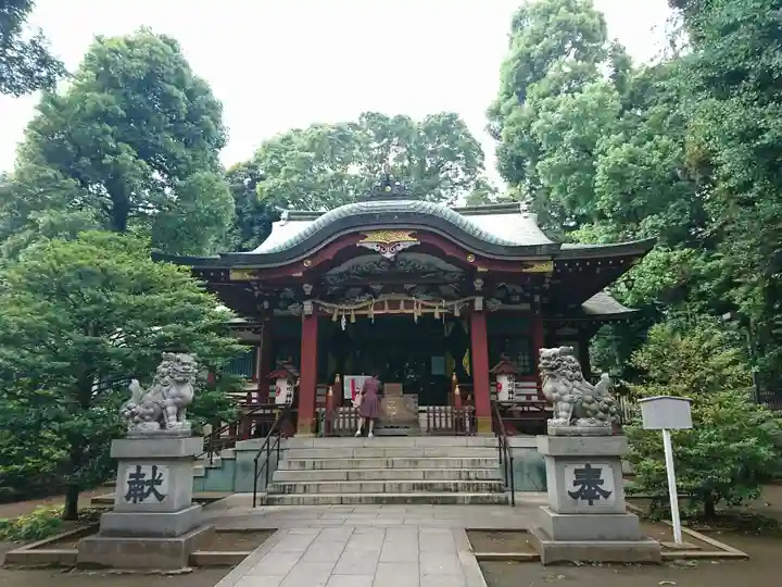中野氷川神社の本殿・本堂