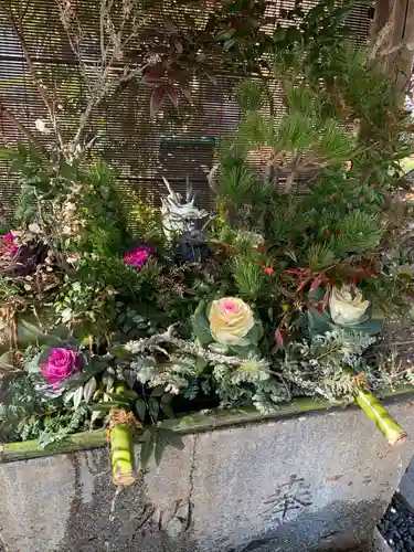 國魂神社の手水