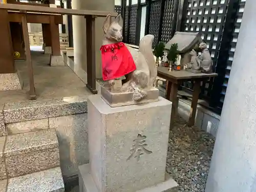 築土神社の狛犬
