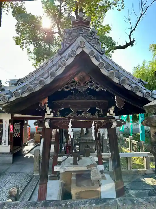 浅澤社(住吉大社境外末社)の手水舎