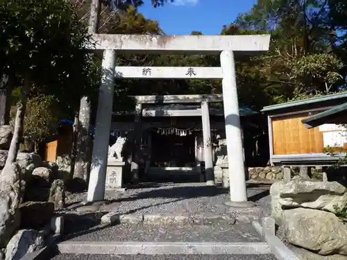 五ケ所神社の鳥居