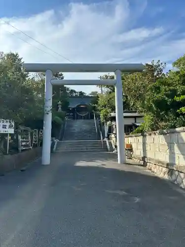 四倉諏訪神社の鳥居