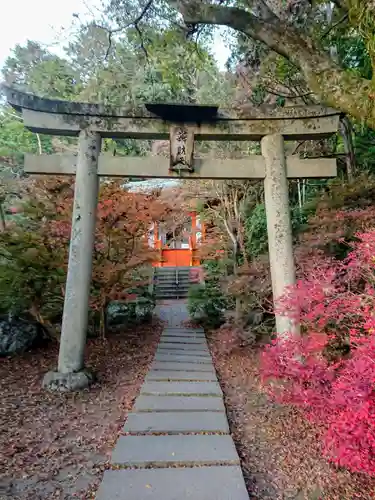 毘沙門堂門跡の鳥居