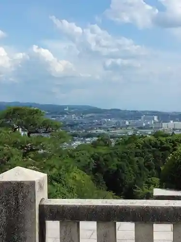 明治天皇伏見桃山陵の景色