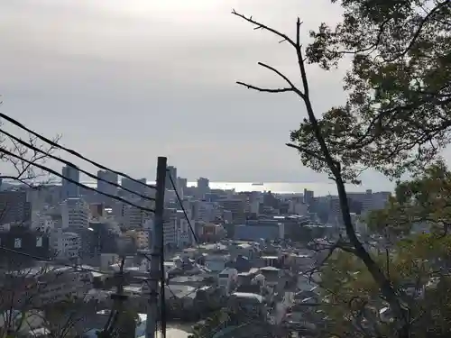 板宿八幡神社の景色