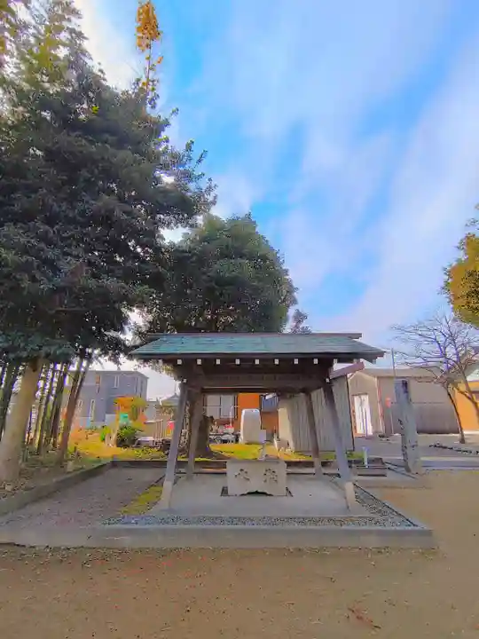 神明社(小山鹿取)の手水舎