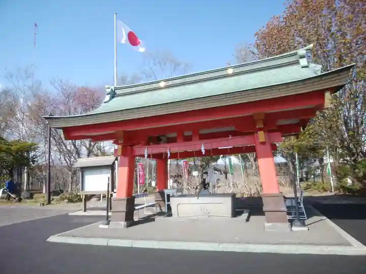 樽前山神社の手水舎