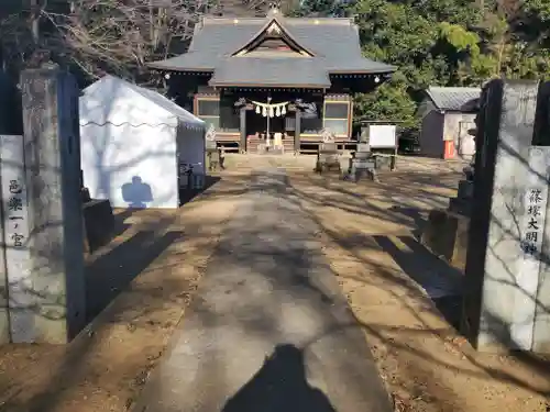 長柄神社の本殿