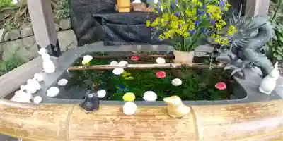 東海市熊野神社の手水舎