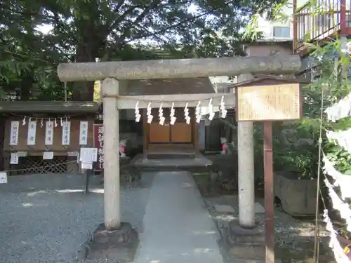 川越熊野神社の鳥居