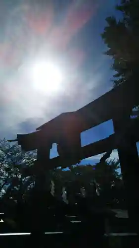 諏訪神社の鳥居