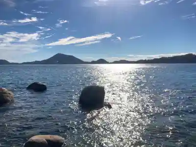 白石龍神社の自然