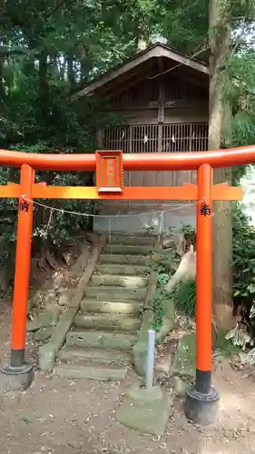 地殿神社の鳥居