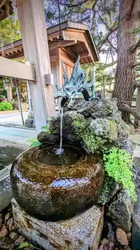 松戸神社の手水