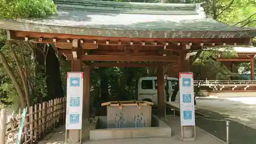 渋谷氷川神社の手水舎