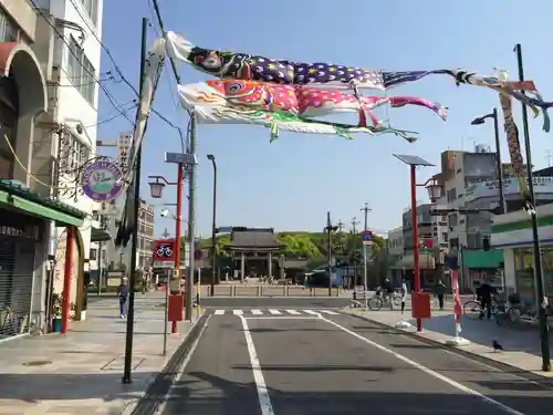 真清田神社の周辺