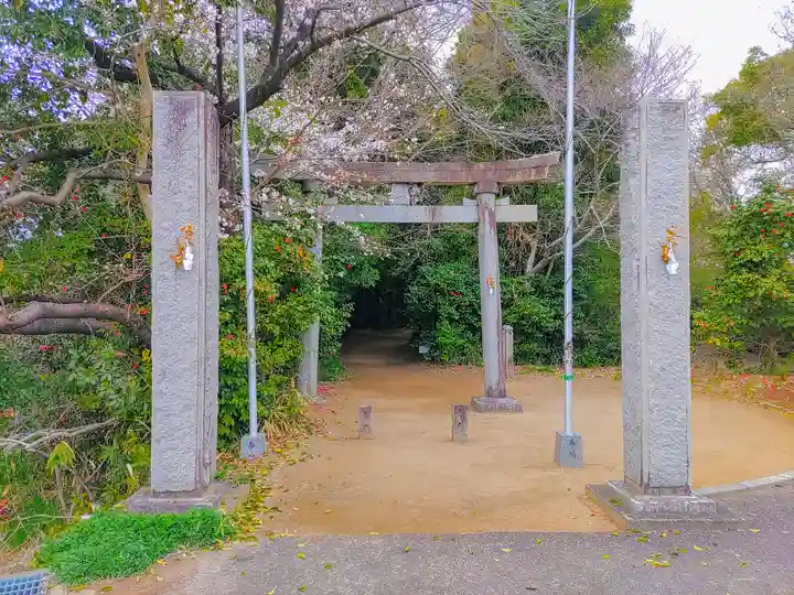 津嶋社(北島町)の鳥居