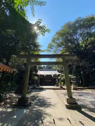 三ケ尻八幡神社の鳥居