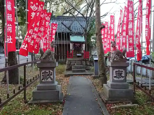 六所社の狛犬