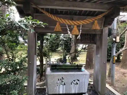 本村井神社の手水舎