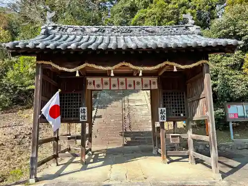 宇志比古神社の山門