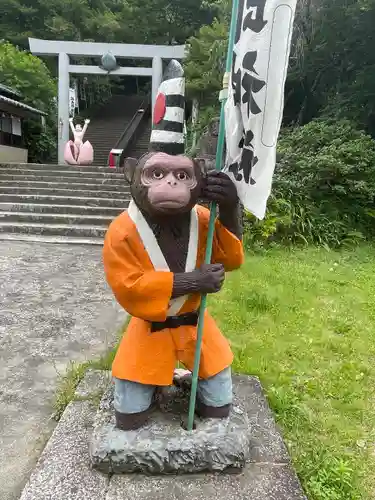 桃太郎神社の狛犬