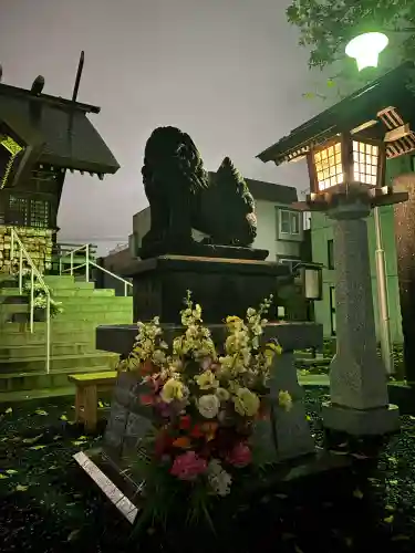 札幌諏訪神社の狛犬