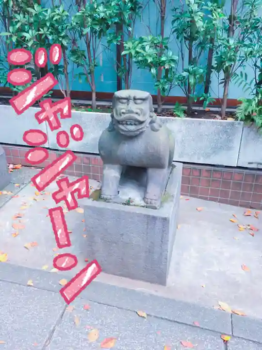 市谷亀岡八幡宮の狛犬