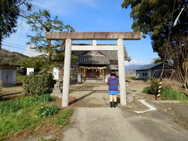 天村雲神社の鳥居