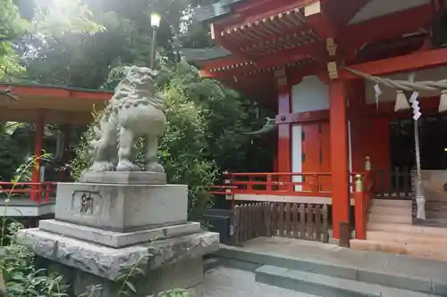 自由が丘熊野神社の狛犬