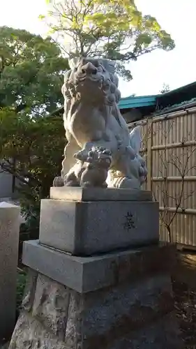 柴崎神社の狛犬