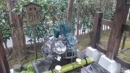 高木神社の手水舎