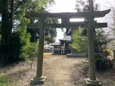 女化神社の鳥居