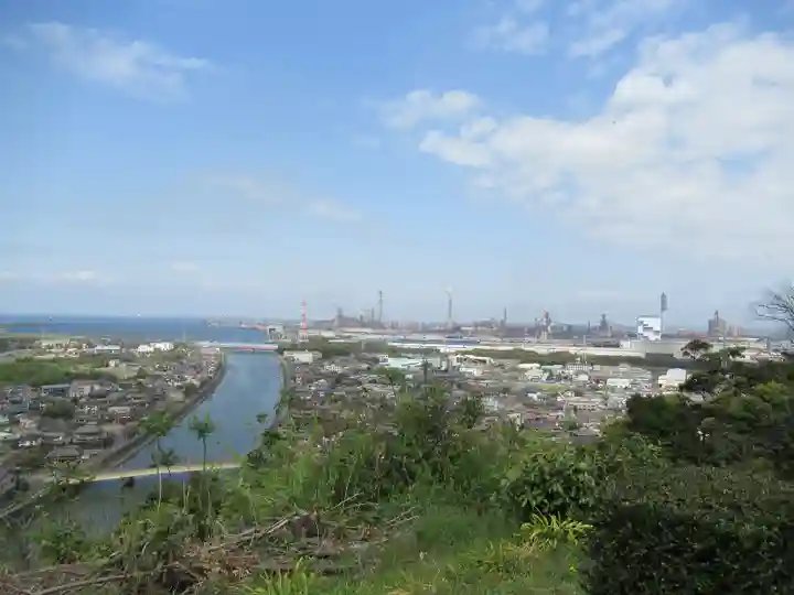 人見神社の景色