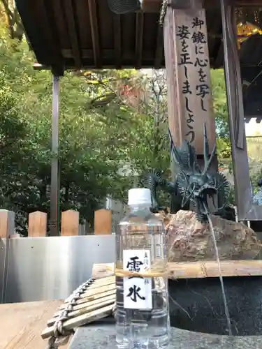 真清田神社の手水舎