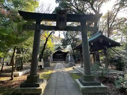 上石原若宮八幡神社の鳥居