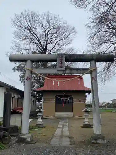 諏訪神社の鳥居