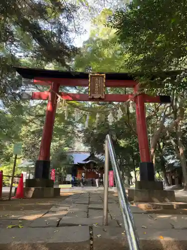 氷川女體神社の鳥居