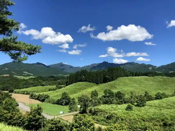 祖母嶽神社の景色
