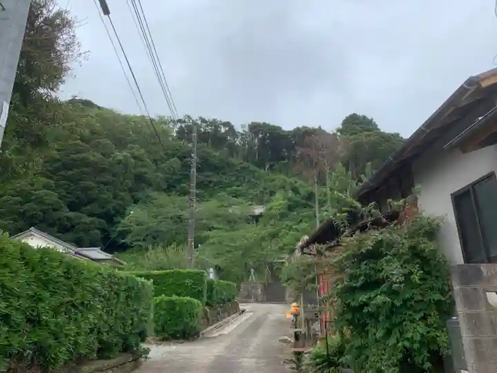 白幡神社の周辺