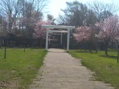 留萌神社の鳥居