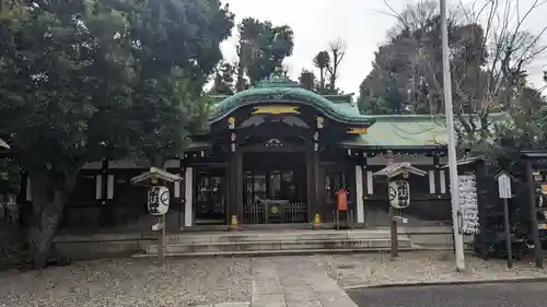 白金氷川神社の本殿