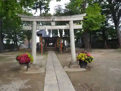 毛長神社の鳥居