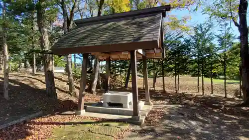 上士幌神社の手水